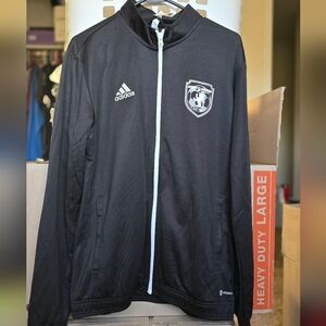 Adidas Charcoal Full-Zip Jacket
